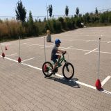 Kind beim Fahrradtraining