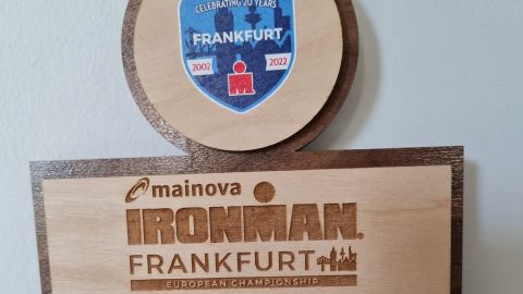 Pokal Ironman Frankfurt 2022