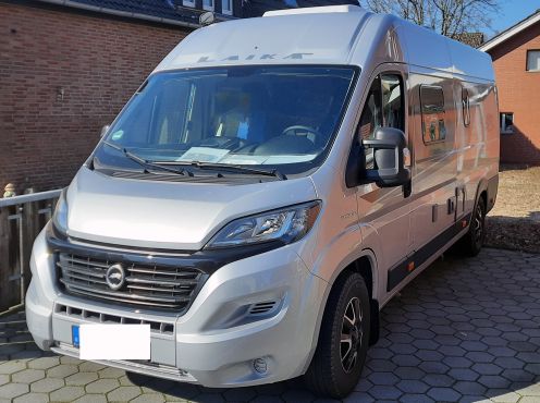 Wohnmobil Fiat Kosmo/ Laika Caravans Vorderansicht